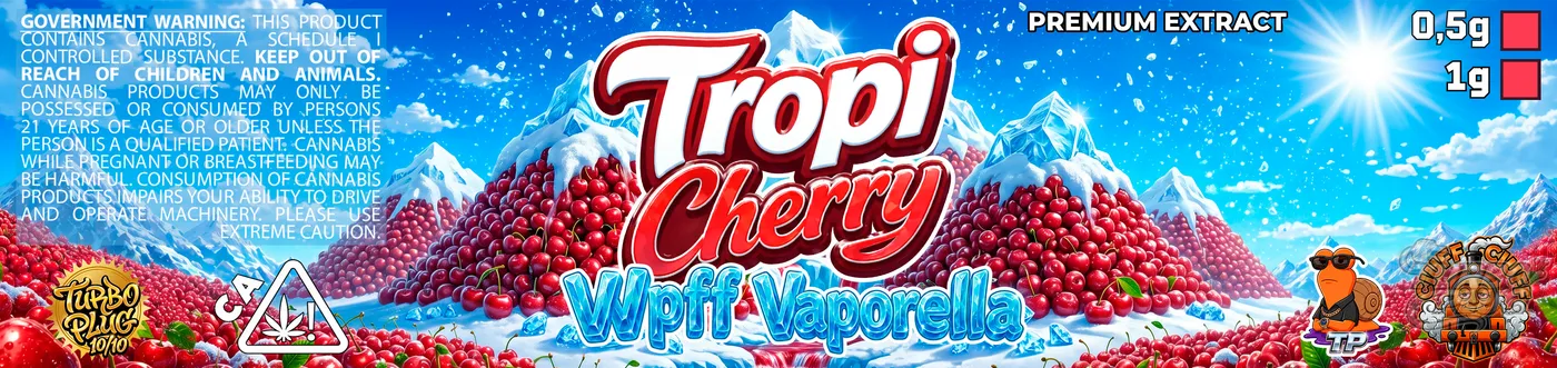 Tropi Cherry — Encargo · glossy rojo/hielo